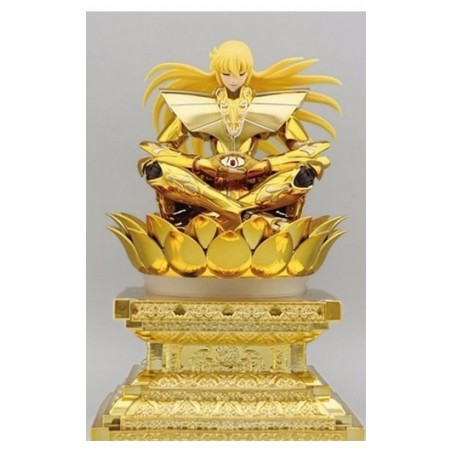 SAINT SEIYA Stand / Socle Flower Lotus GOLD Virgo Shaka Myth Cloth LC MODELS