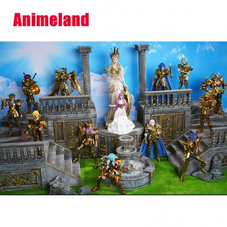 SAINT SEIYA Athéna Sanctuaire diorama 34 cm statue résine JACKSDO