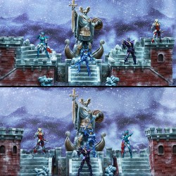 SAINT SEIYA Odin Asgard God Warrior diorama 40 cm statue résine JACKSDO