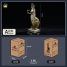 SAINT SEIYA Athéna idole statue résine 30 cm blanc et or JACKSDO
