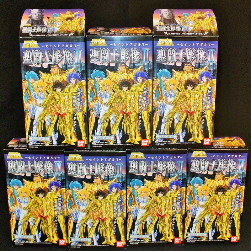 SAINT SEIYA Saint Agarma 02 Masami Kurumada Complete 7 Type Set / Statue 02 506481 BANDAI