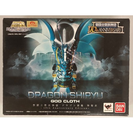 SAINT SEIYA Myth Cloth Masami Kurumada Dragon Shiryu - God Cloth 10th Anniversary Edition BANDAI