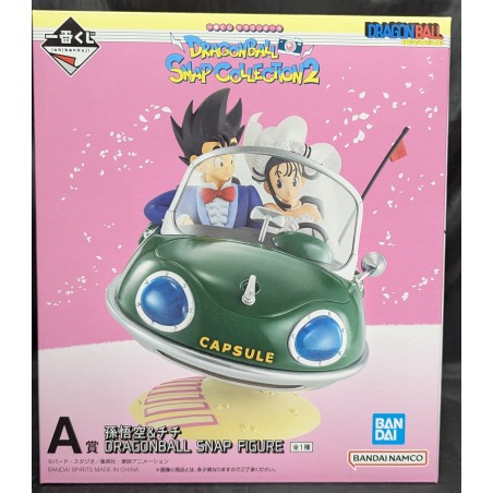 DRAGON BALL Ichiban Kuji SNAP COLLECTION A-Prize Son Goku& Chi-Chi SNAP FIGURE BANDAI