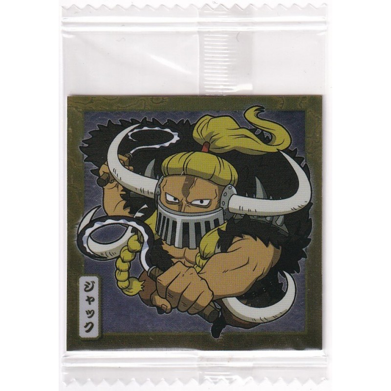 ONE PIECE Wafer Card Great Pirate Seal LOG.6 Jack N BANDAI