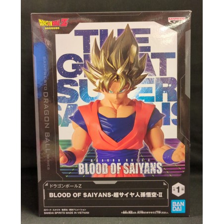 DRAGON BALL BLOOD OF SAIYANS Z Super Saiyan Son Goku II BANDAI