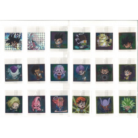 DRAGON BALL Chou Senshi Sticker Wafer Super Part 14 carte BANDAI