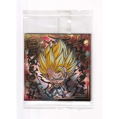 Chou Senshi Sticker Wafer Super / Strong Adventure Super Part 10 / 2733000 Gogeta (Gek BANDAI