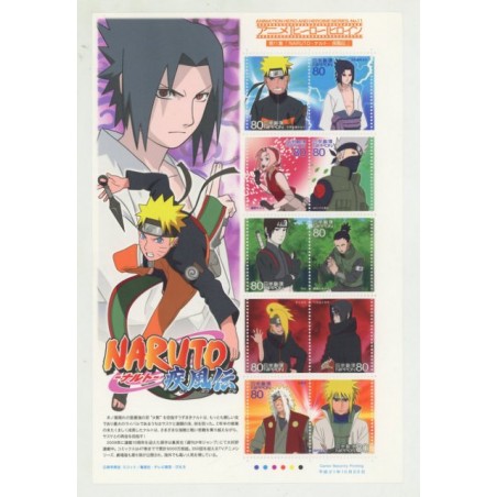 NARUTO Japan Post Stamp Sheet Volume 11 / Shippuden