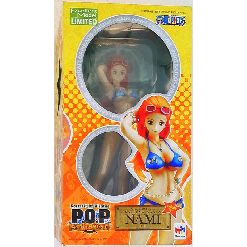 ONE PIECE POP Sailing Again Nami Crimin ver. sans livre MEGAHOUSE