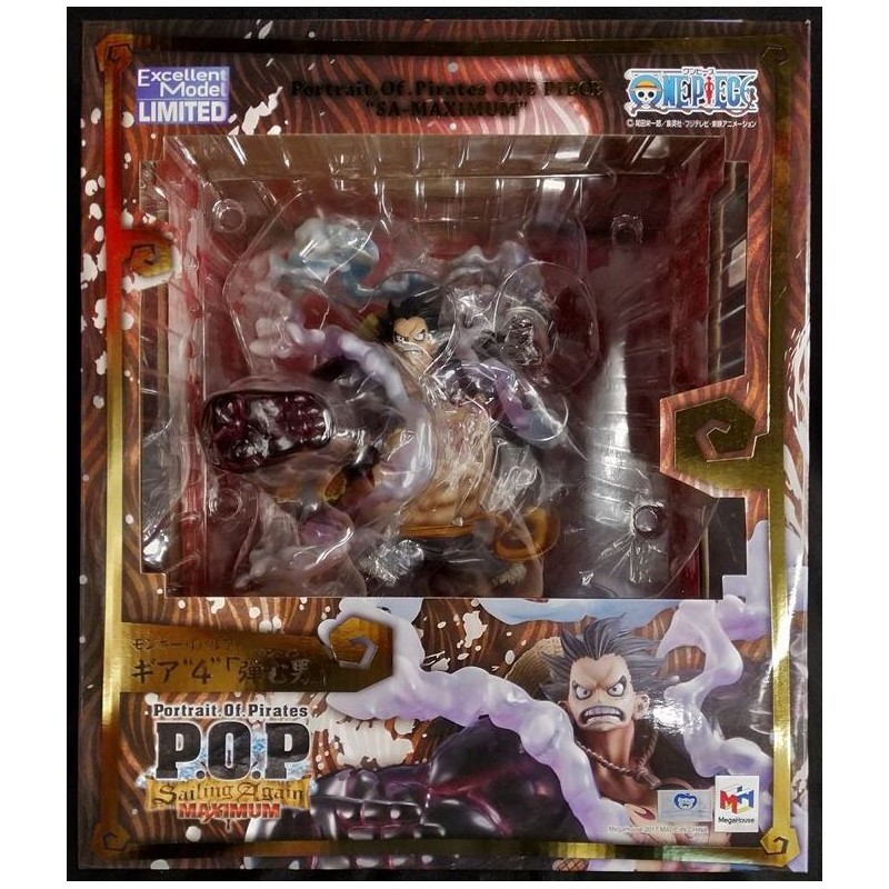ONE PIECE POP LIMITED EDITION SA-MAXIMUM Monkey D Luffy Gear 4 / Bouncing Man MEGAHOUSE