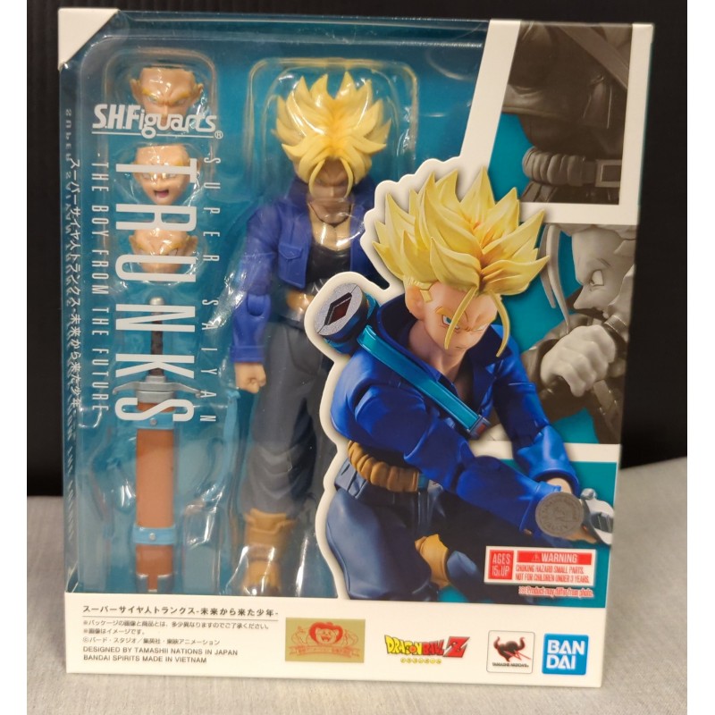 DRAGON BALL SHFiguarts Super-Saiyan Trunks -The Mirai Kara Kita Shonen BANDAI