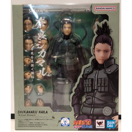 NARUTO SH Figuarts Shippuden Nara Shikamaru -The Brain that Sees Ahead BANDAI