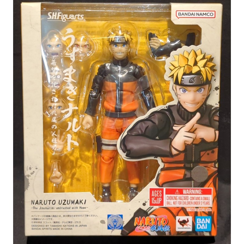 NARUTO SHFiguarts Uzumaki - The Jinchuriki of the Nine Tails, the One Who Holds Hope BANDAI