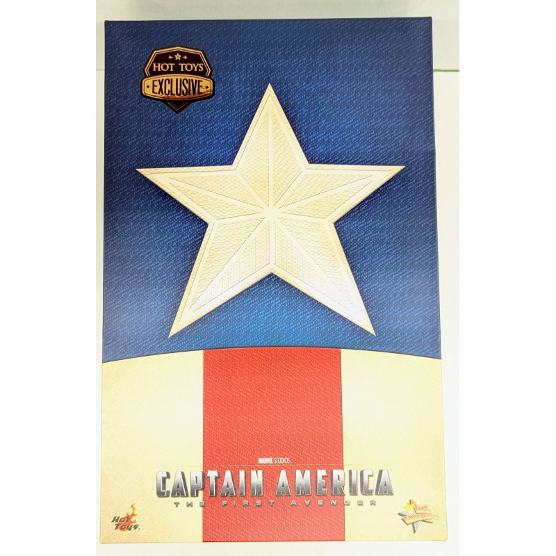 MARVEL Movie Masterpiece - Captain America Figure / STAR SPANGLED MAN MMS205 HOT TOYS