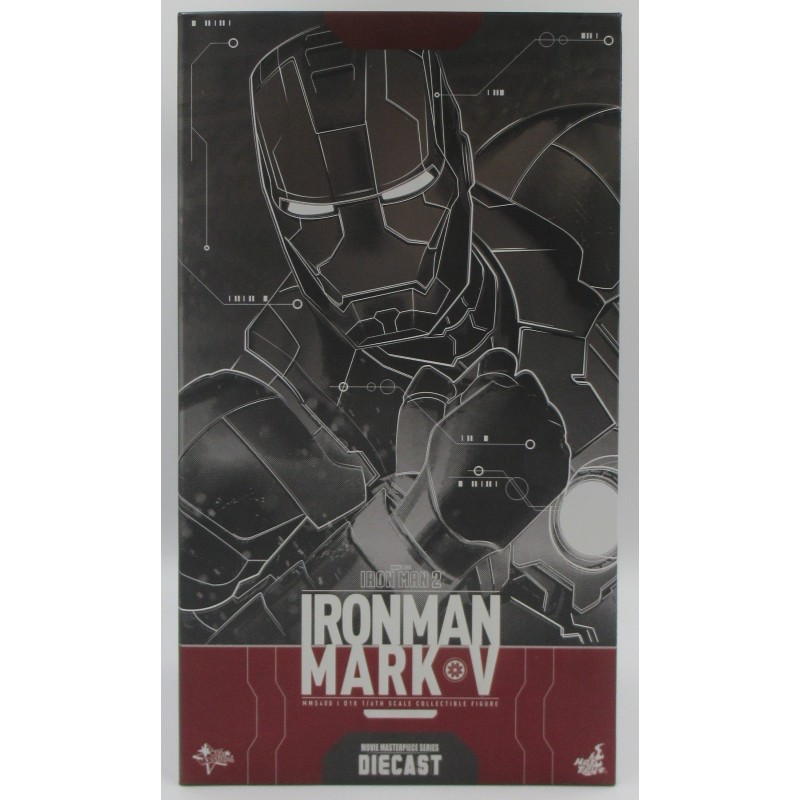MARVEL MOVIE MASTERPIECE DIECAST IRON MAN MARK 5 / DIECAST 400D18 HOT TOYS