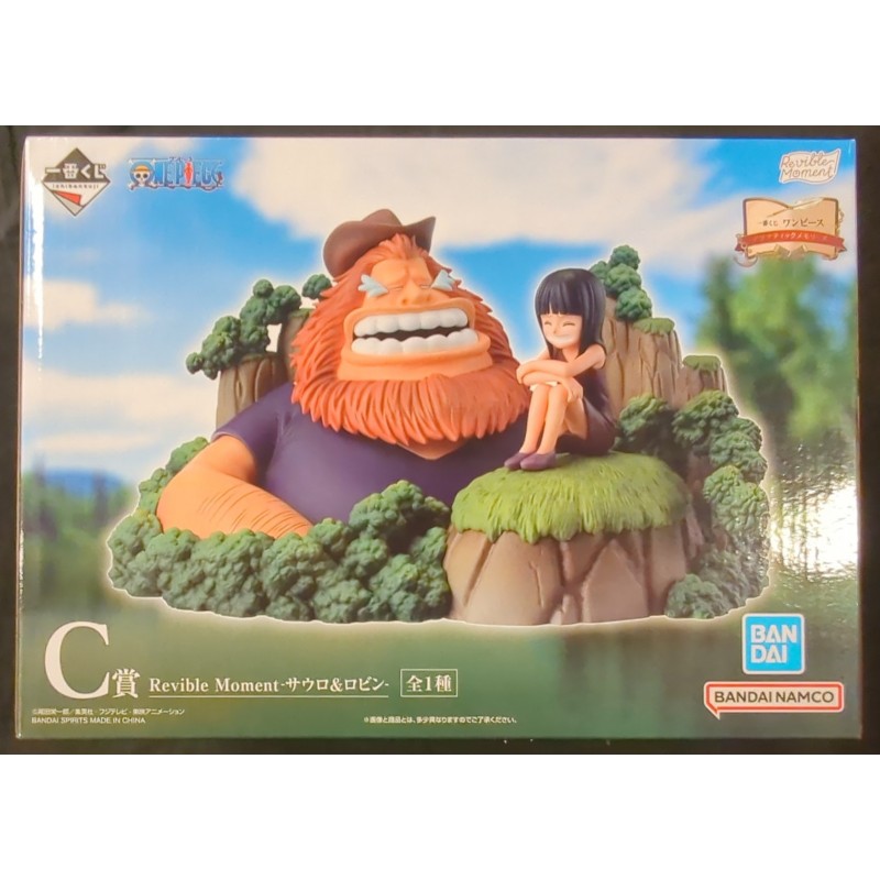ONE PIECE Ichiban Kuji Dramatic Memories C-Prize Revible Moment Saulo & Robin BANDAI