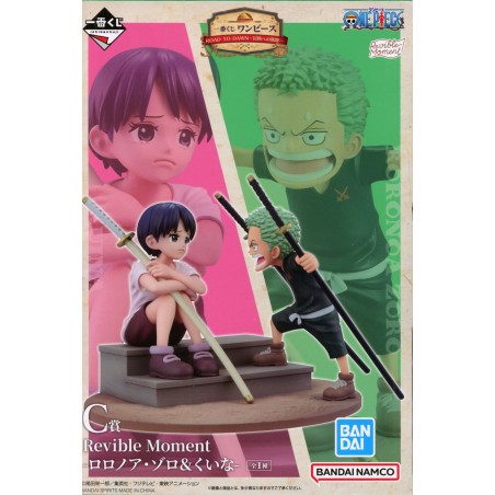 ONE PIECE Ichiban Kuji ROAD TO DAWN Adventure Trail C-Prize Roronoa Zoro and Kuina Revible Moment BANDAI